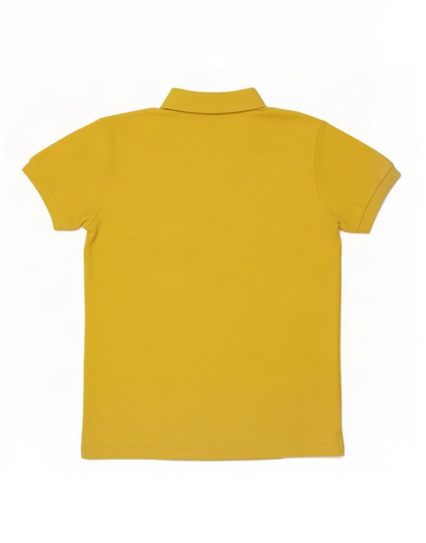 Polo Benetton Bambino 13-14 Anni 3XL Cotone Giallo