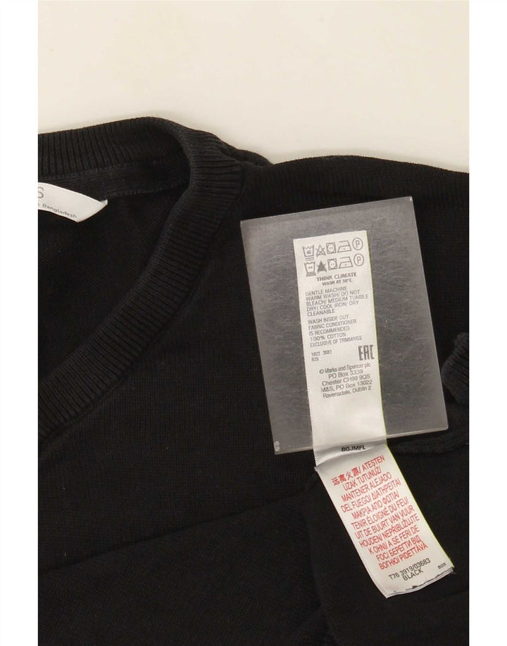Felpa da bambino Marks & Spencer 12-13 anni in cotone nero