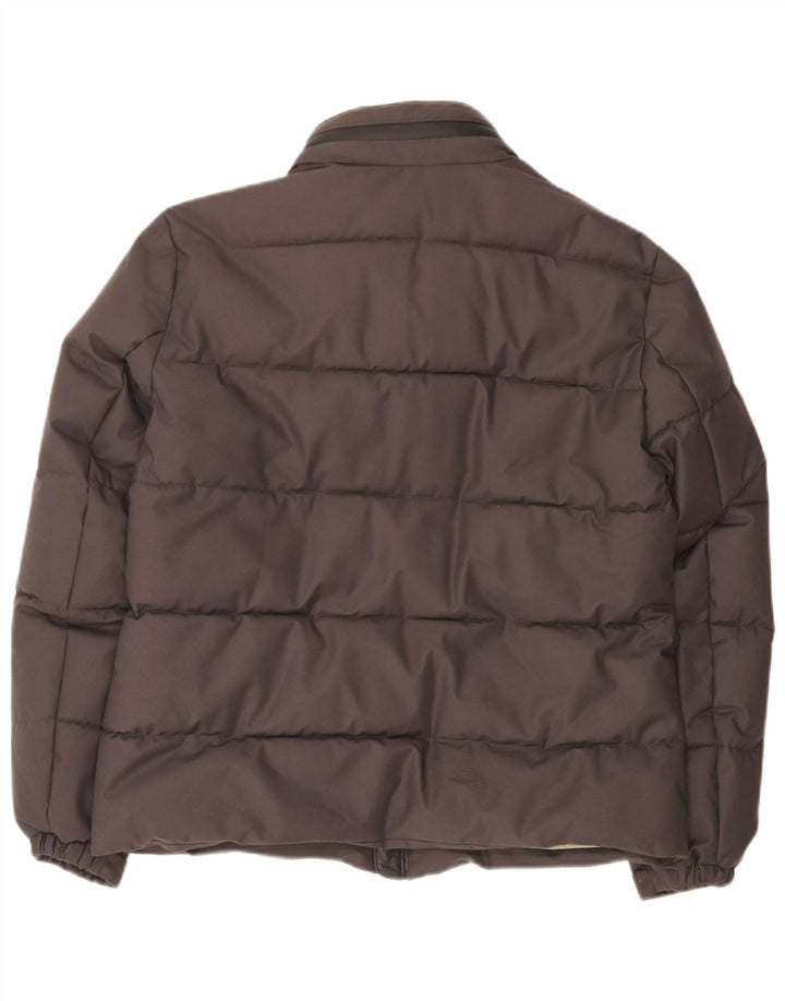 Giacca imbottita con cappuccio da uomo Armata Di Mare UK 40 Large Grigio Poliestere