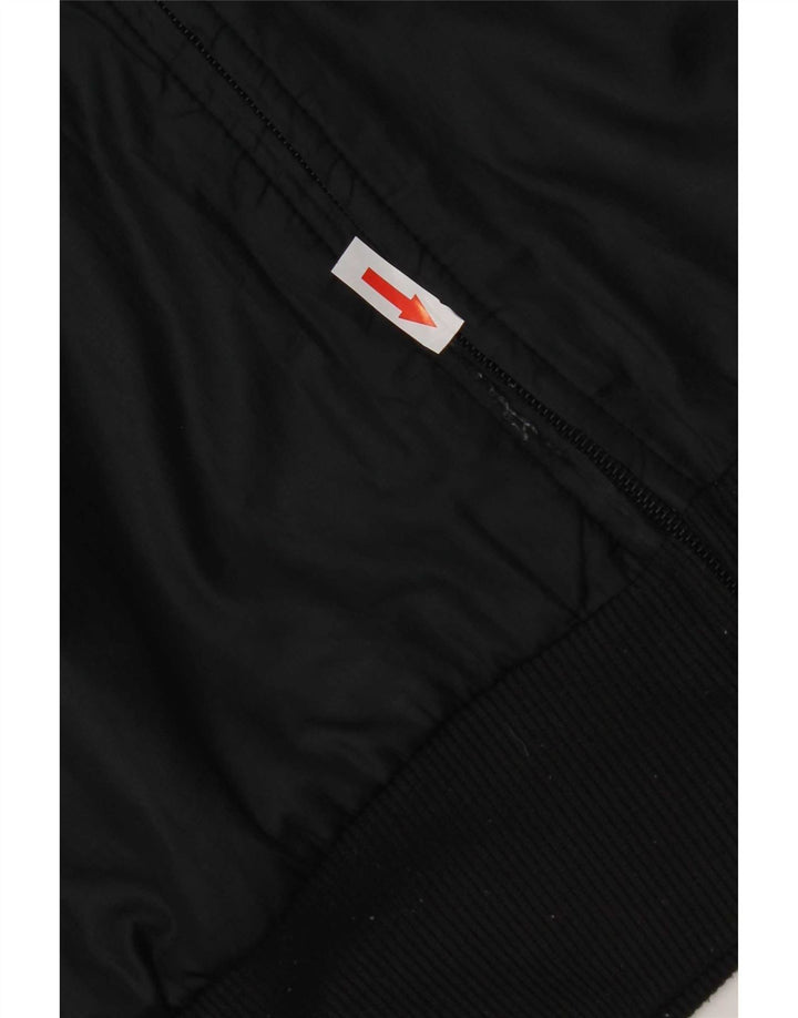 Giacca da ginnastica con cappuccio da donna Nike UK 8/10 piccola poliestere nero