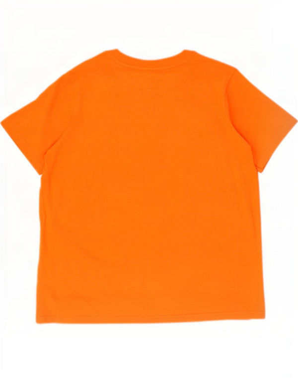 T-shirt grafica da donna Superdry Top UK 14 Large Arancione Cotone