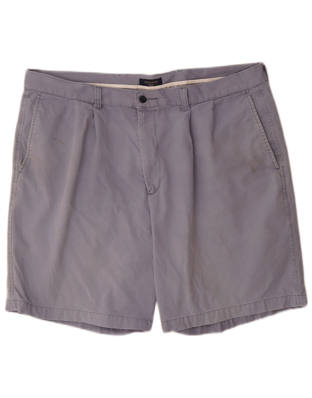 DOCKERS Mens Pegged Chino Shorts W40 XL Blue Cotton