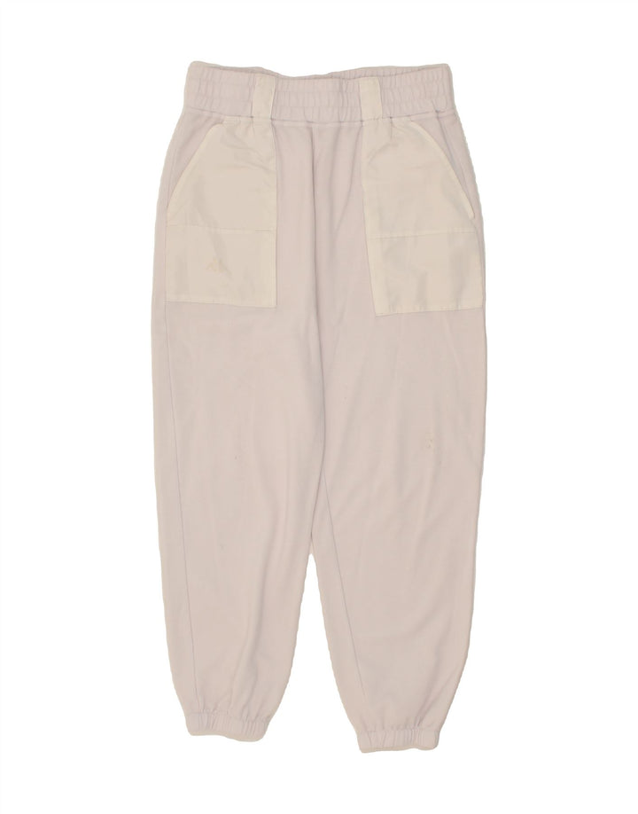 KAPPA Womens Tracksuit Trousers Joggers UK 14 Medium Off White Vintage Kappa and Second-Hand Kappa from Messina Hembry 