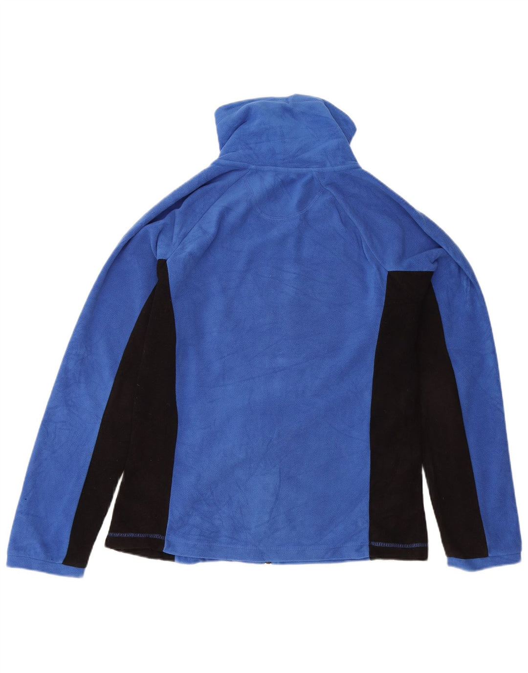 Giacca in pile grafica da donna Calvin Klein UK 14 Colorblock blu medio