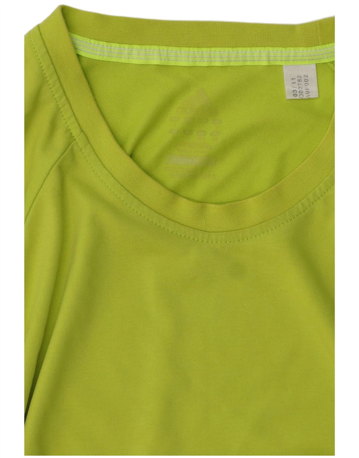 T-shirt ADIDAS Climalite da uomo grande verde