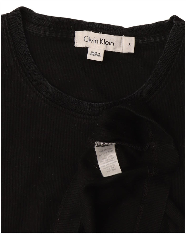 T-shirt da uomo Calvin Klein Top piccola in cotone nero