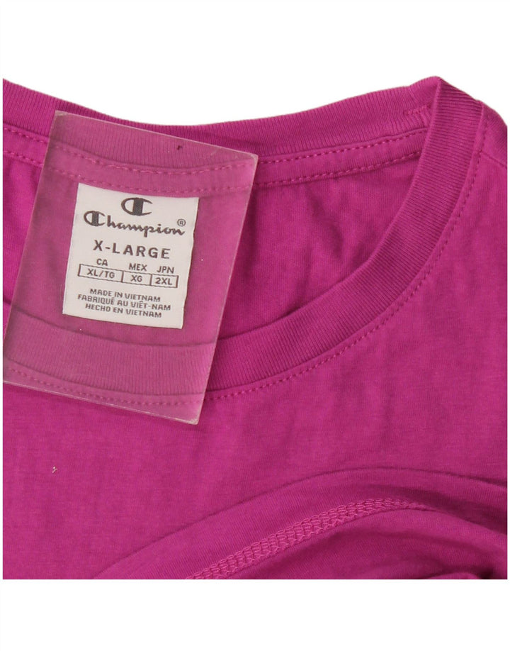 T-shirt grafica da donna Champion Top UK 18 XL Rosa