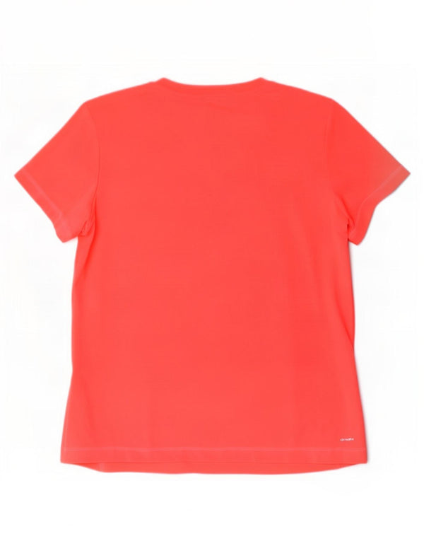 T-shirt Adidas Climalite da donna Top UK 20/22 XL poliestere rosa