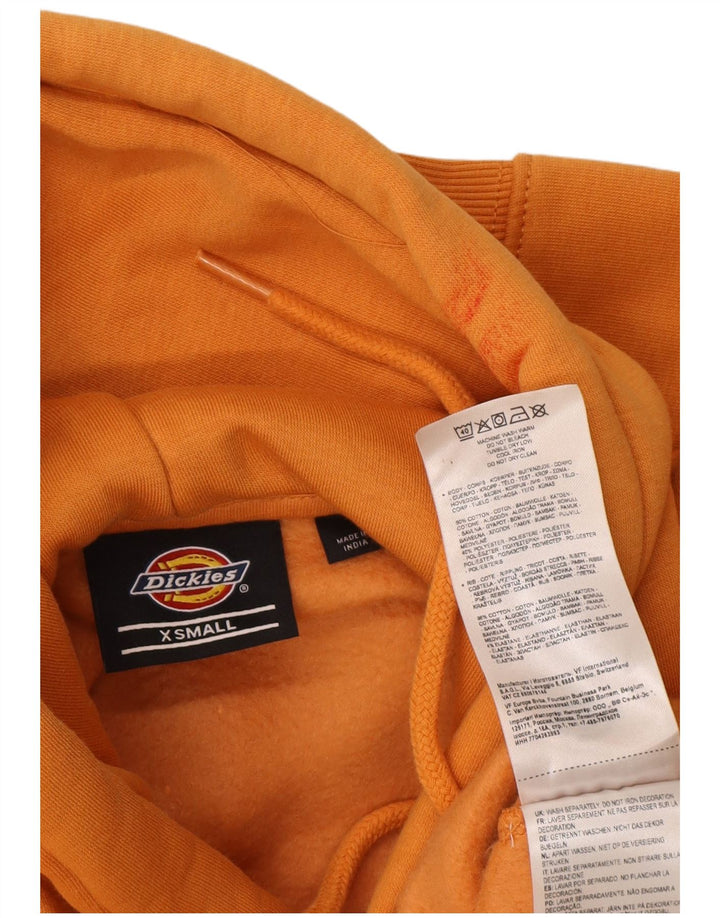 Felpa con cappuccio da uomo Dickies XS in cotone arancione