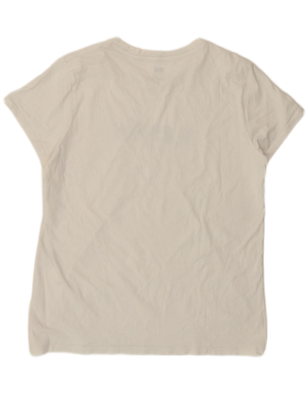 T-shirt grafica da donna Levi's Top UK 16 grande bianca