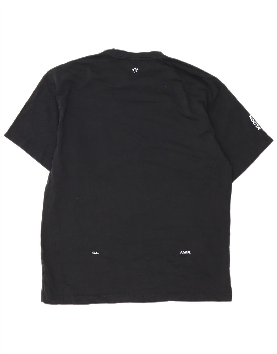 T-shirt grafica da uomo Nike Top grande in cotone nero