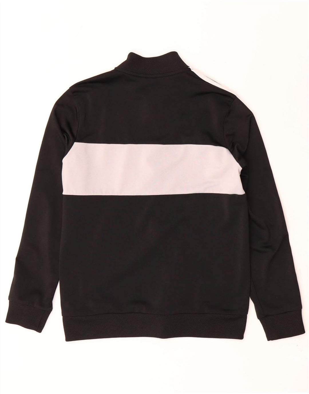 Giacca da tuta da ragazzo Adidas 11-12 anni in poliestere color block nero