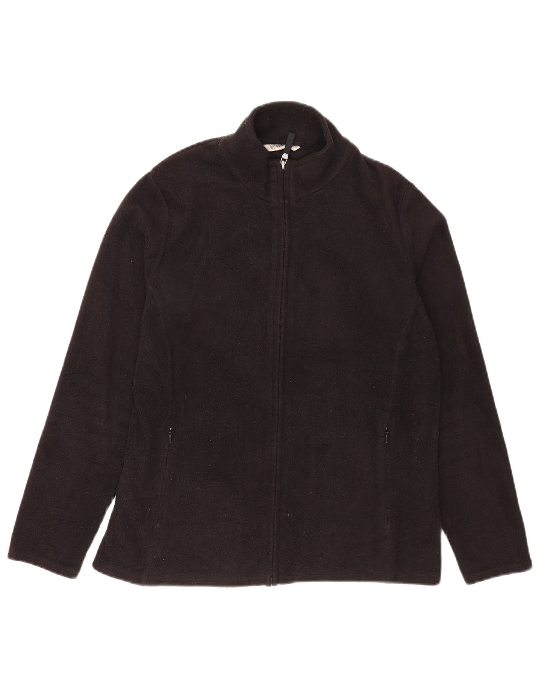 Giacca in pile da donna Marks & Spencer UK 16 grande poliestere nero