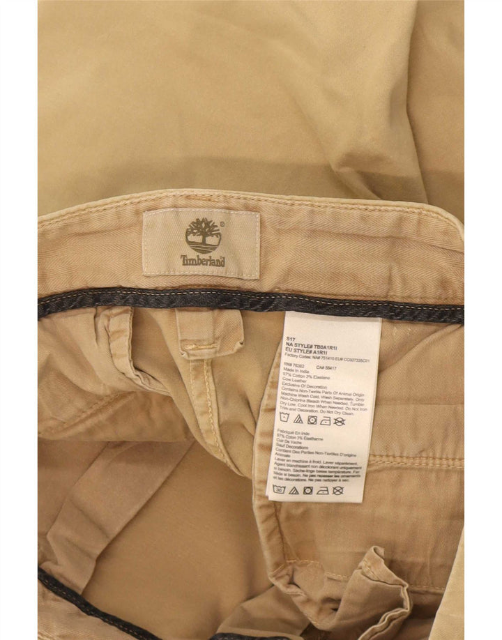 Pantaloncini chino da uomo Timberland W31 cotone beige medio