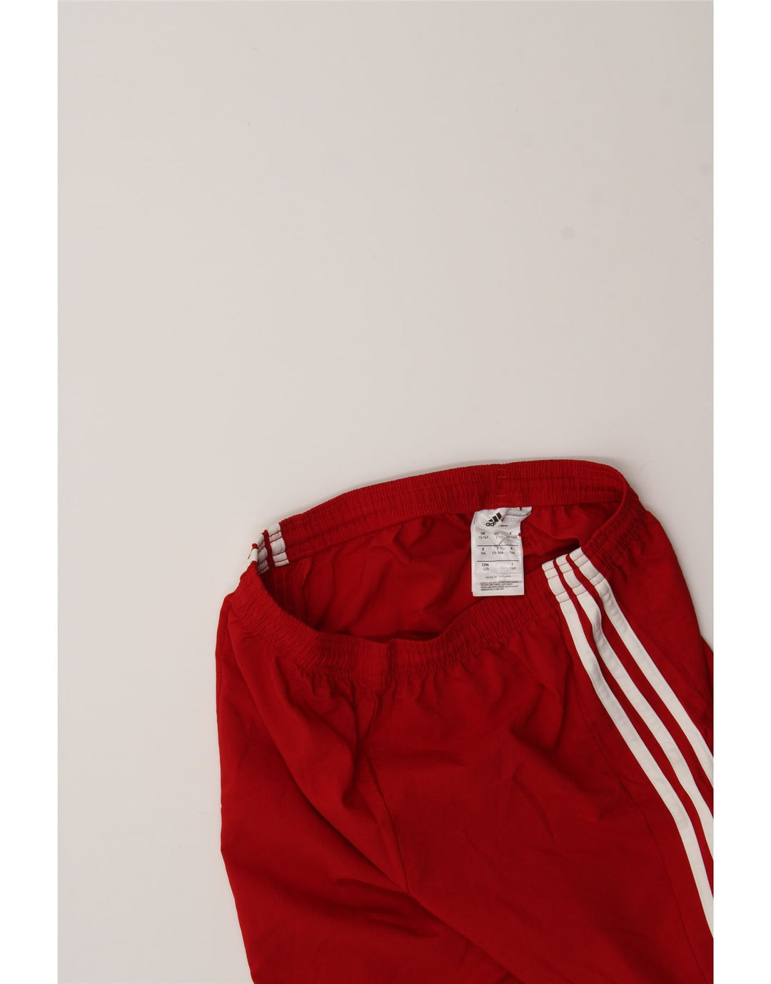 ADIDAS Boys Adizero Sport Shorts 13-14 Years Red Polyester Vintage Adidas and Second-Hand Adidas from Messina Hembry 