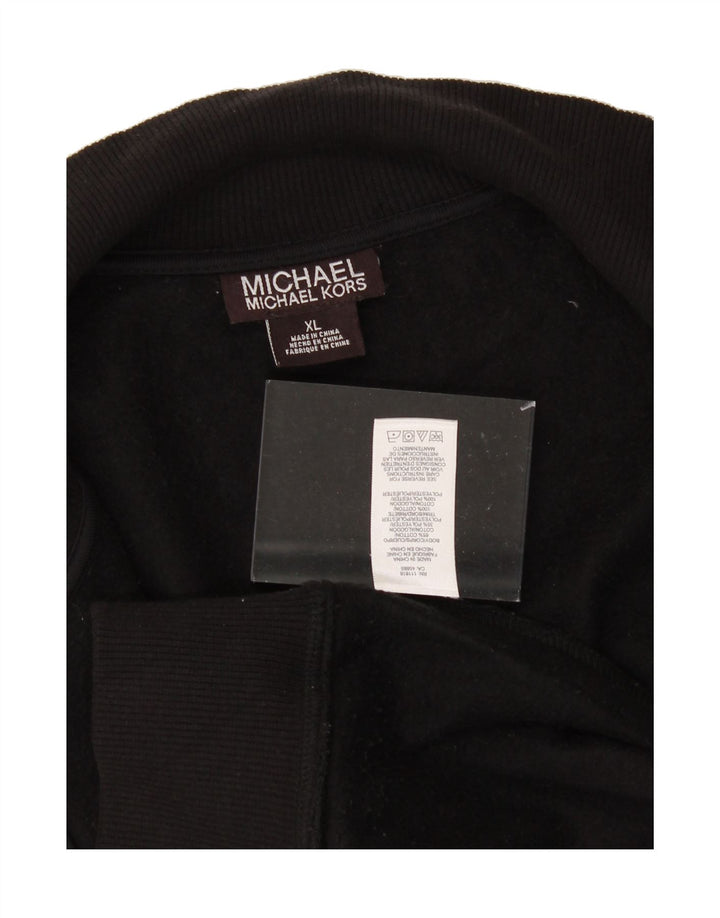 MICHAEL KORS Mens Tracksuit Top Jacket XL Black Cotton Vintage Michael Kors and Second-Hand Michael Kors from Messina Hembry 