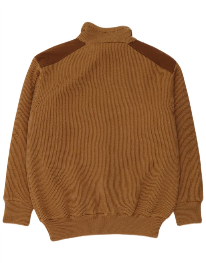 Maglione cardigan da uomo Beretta 2XL Lana color block marrone