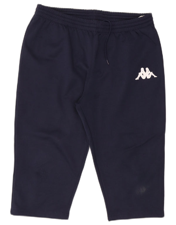 Pantaloncini sportivi da uomo Kappa Bermuda grandi sportivi in poliestere blu navy