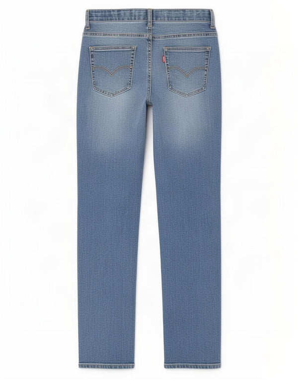 Jeans dritti per ragazzi Levi's 15-16 anni W28 L30 cotone blu