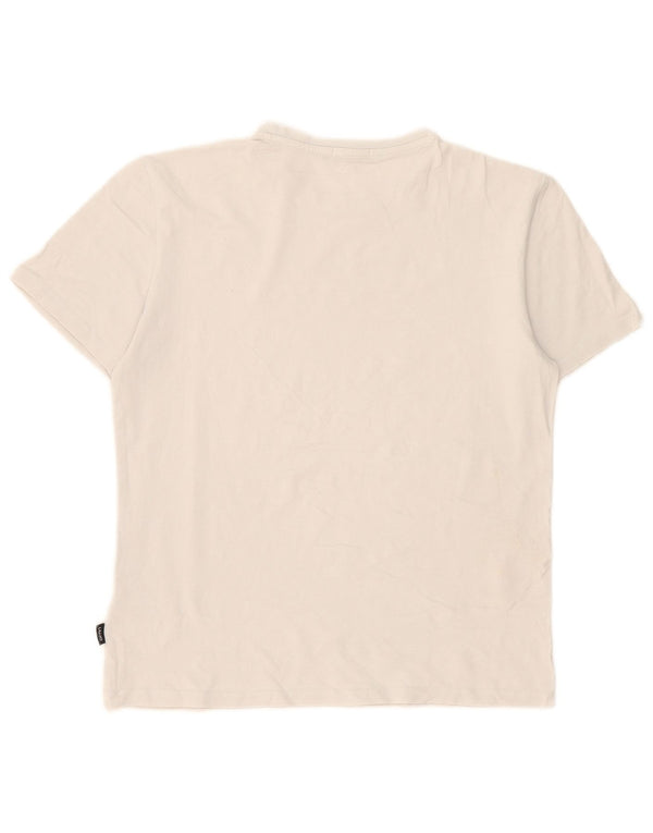 Liu Jo T-shirt grafica da uomo Top Small in cotone bianco
