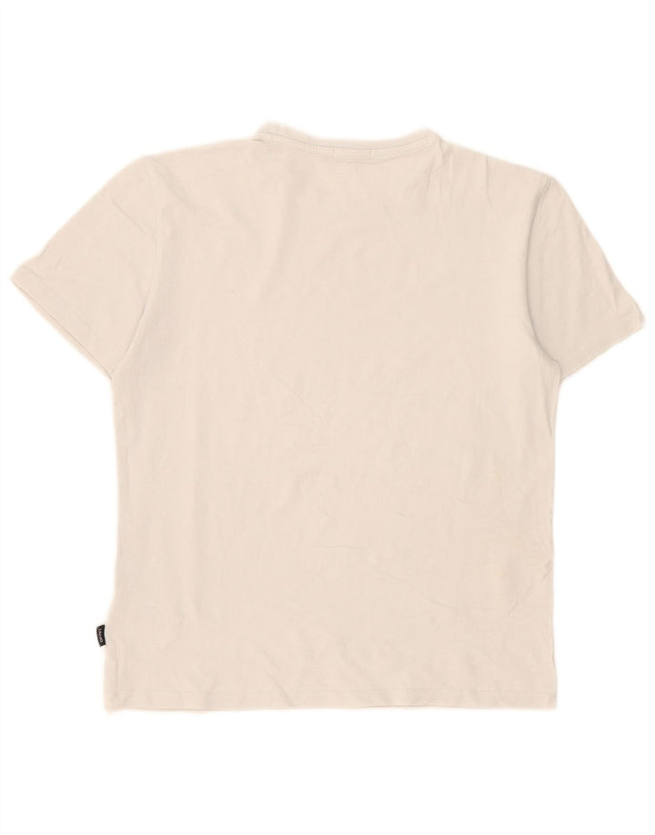 Liu Jo T-shirt grafica da uomo Top Small in cotone bianco