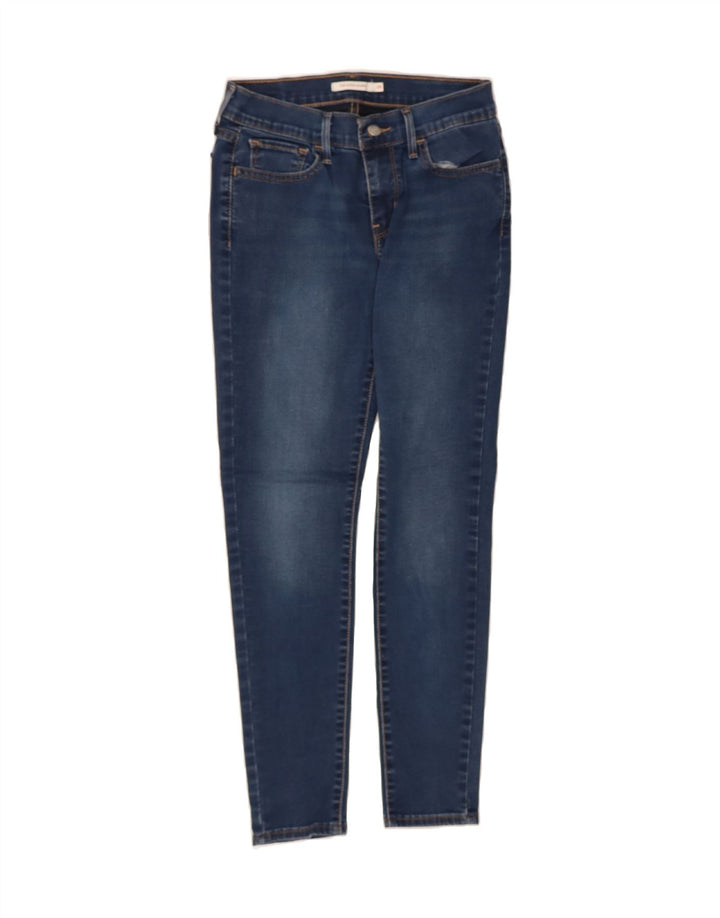LEVI'S Womens Skinny Jeans W28 L28 Navy Blue Cotton Vintage Levi's and Second-Hand Levi's from Messina Hembry 