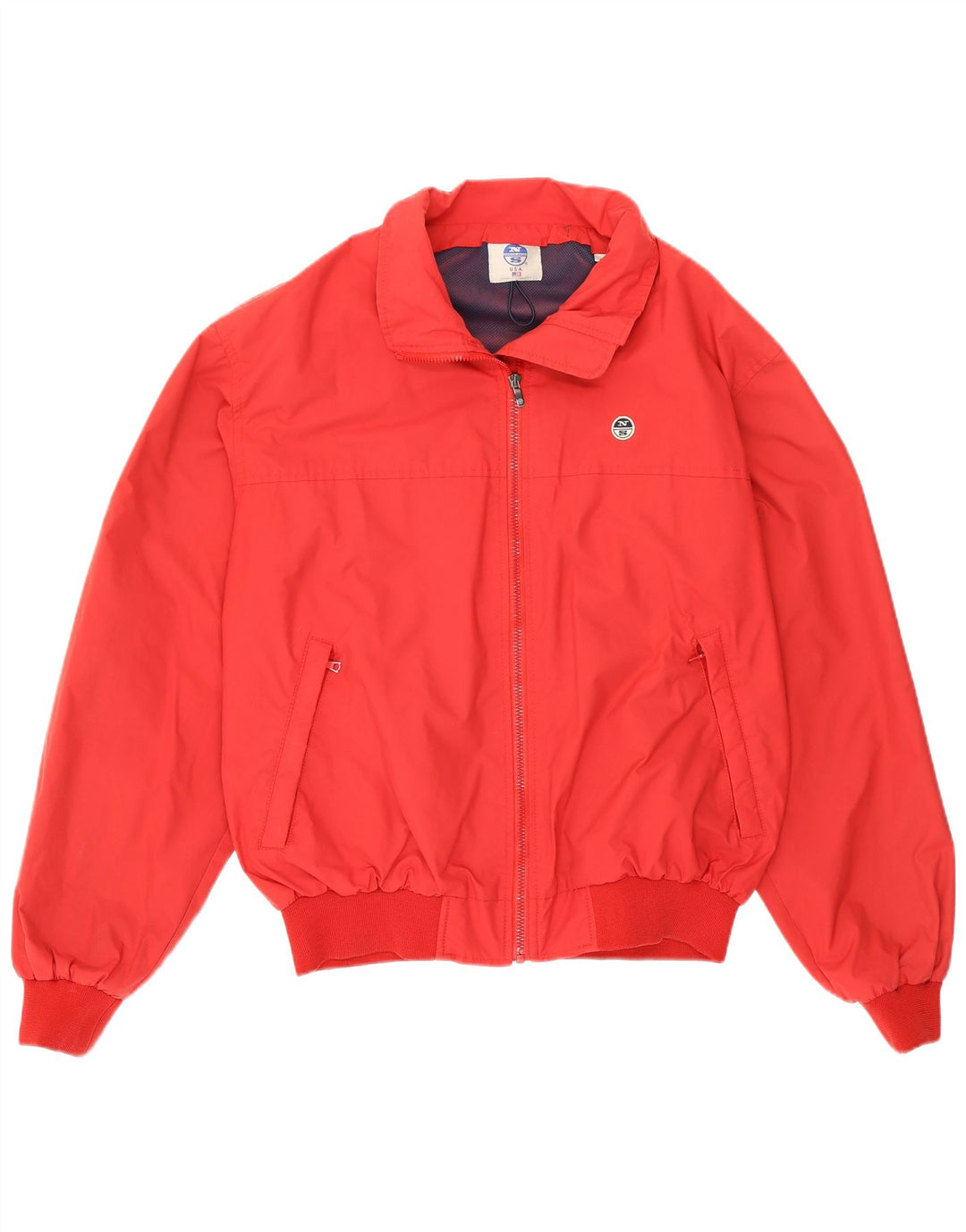 Giubbotto bomber da uomo North Sails UK 40 Large rosso in poliammide