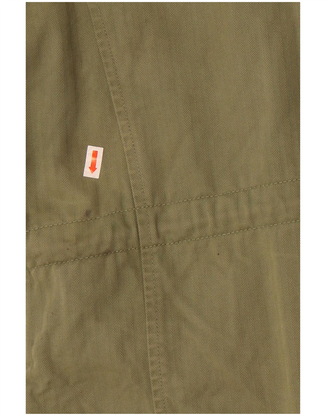 Giacca militare con cappuccio da donna Superdry UK 12 cotone kaki medio