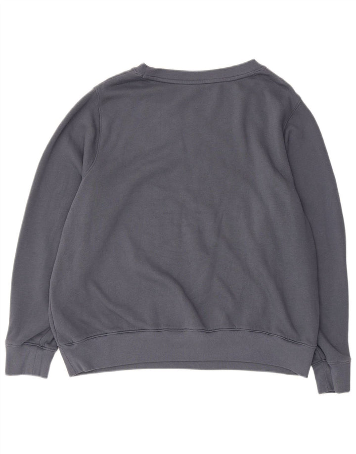 Felpa da donna Marks & Spencer con motivo astratto, maglione UK 18 XL grigio