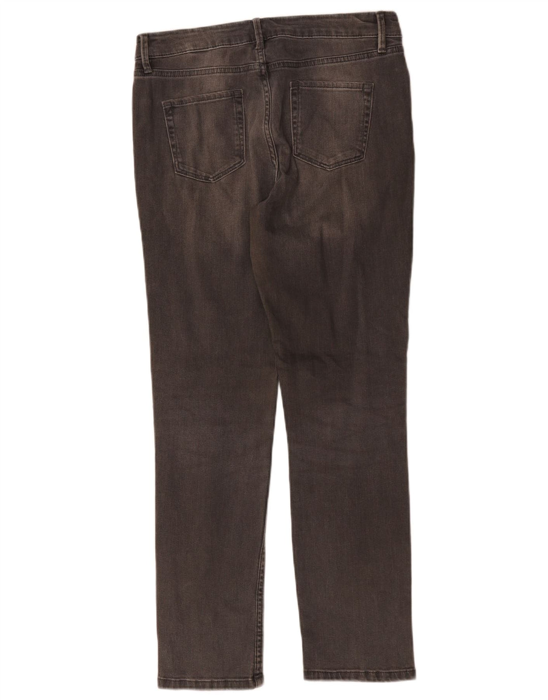 Jeans slim da donna Marks & Spencer UK 10 piccoli W30 L28 cotone grigio