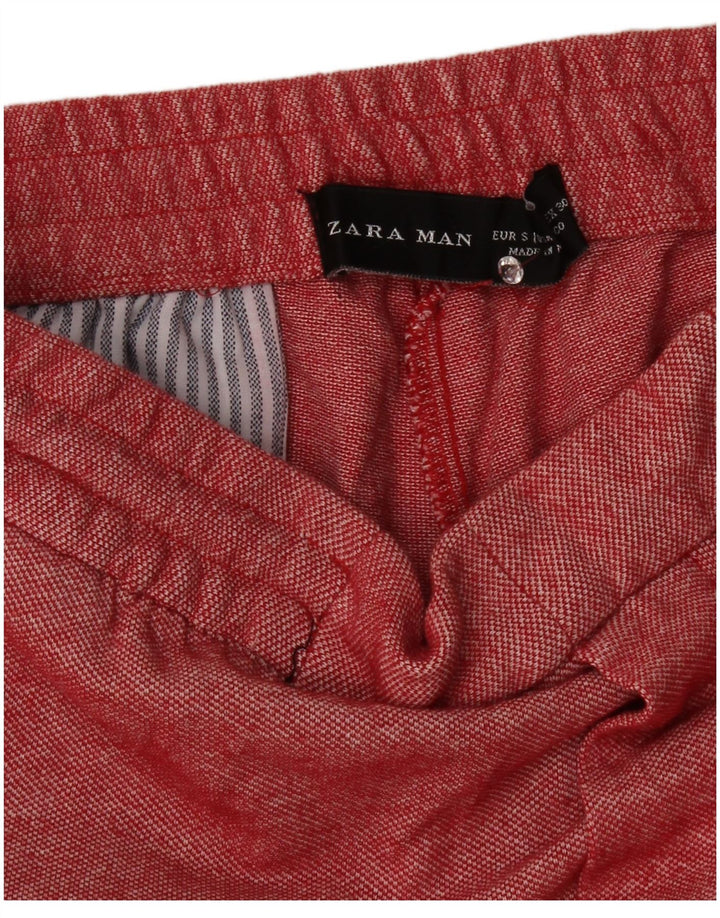 Pantaloncini sportivi Zara da uomo piccoli rossi screziati
