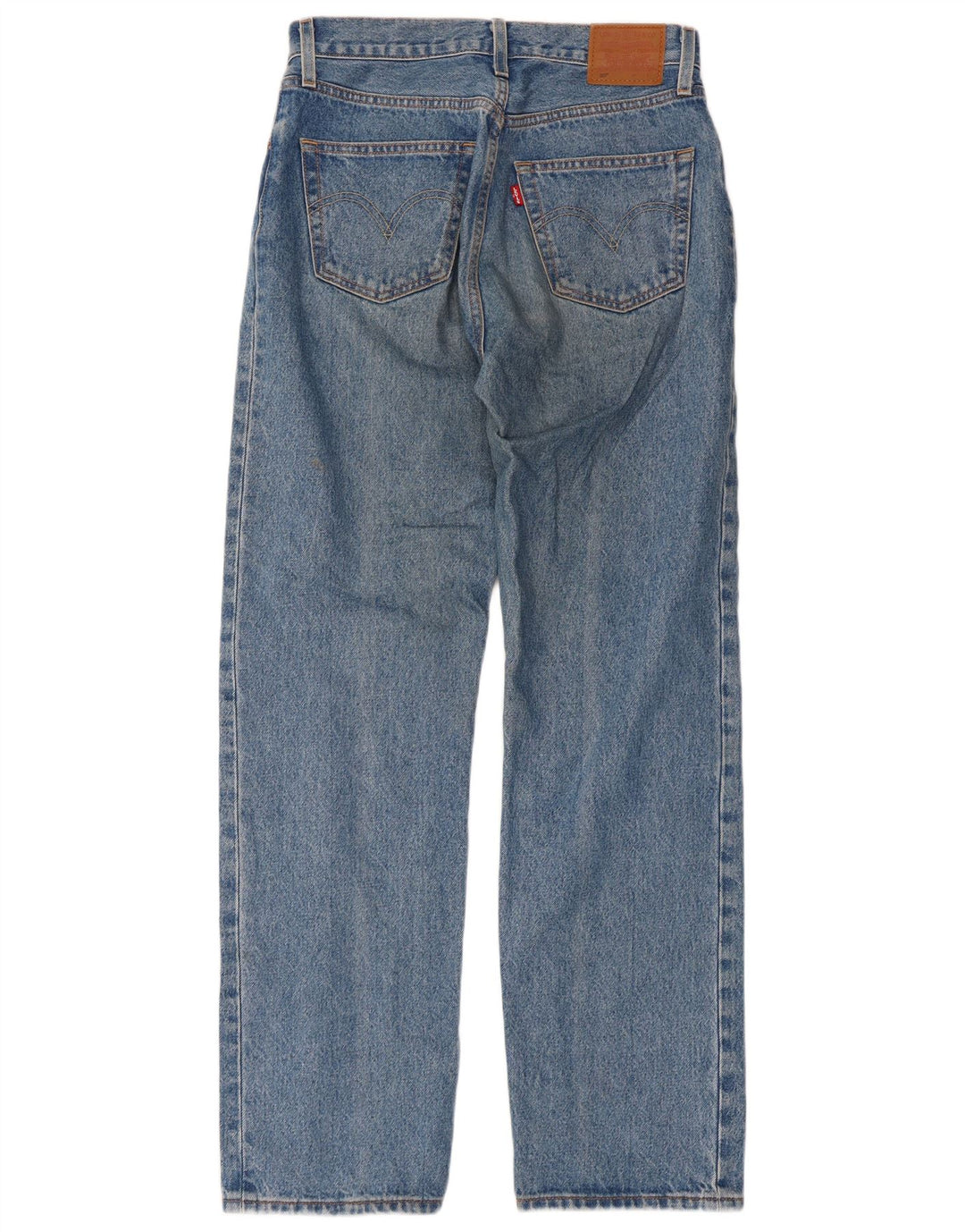 Jeans dritti 501 da donna Levi's W26 L32 cotone blu