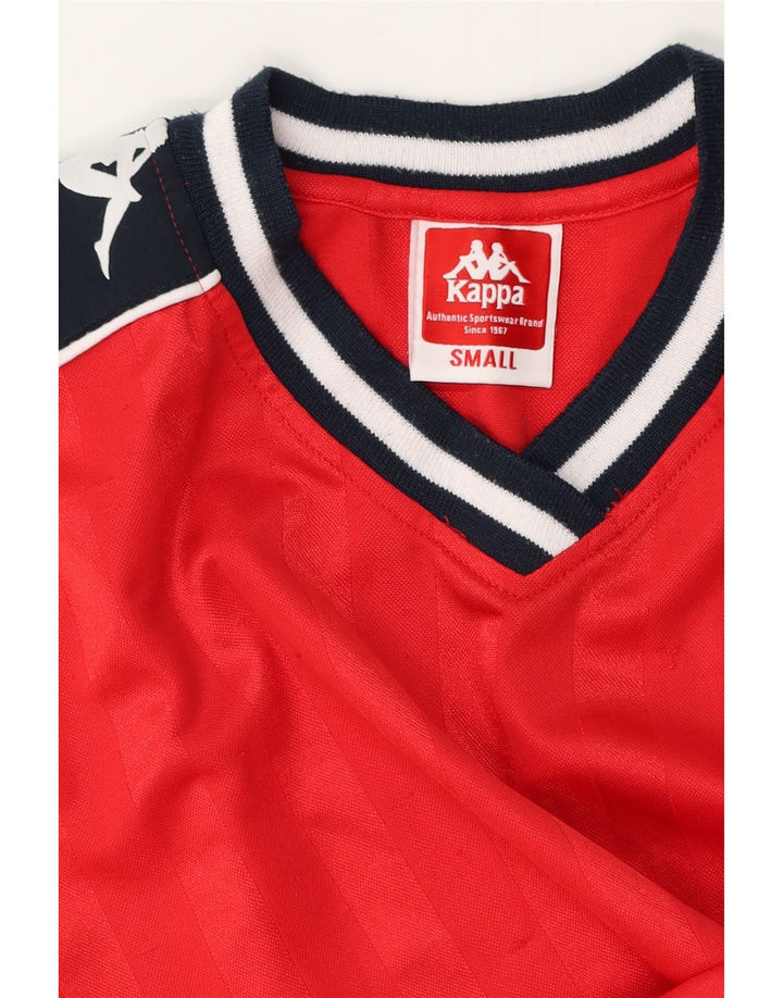 T-shirt grafica da uomo KAPPA Top piccolo rosso color block