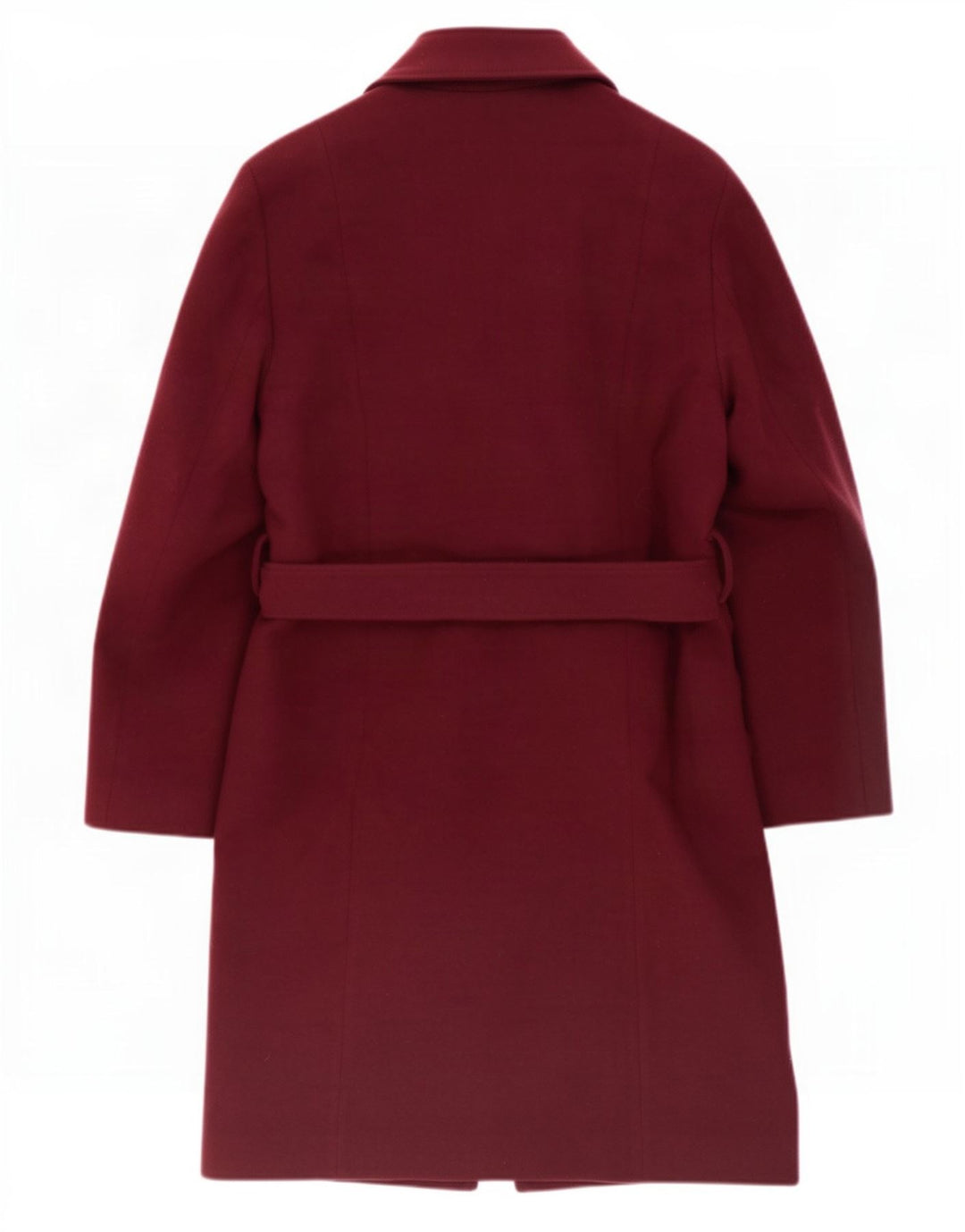 Cappotto da donna Marks & Spencer UK 12 Poliestere bordeaux medio
