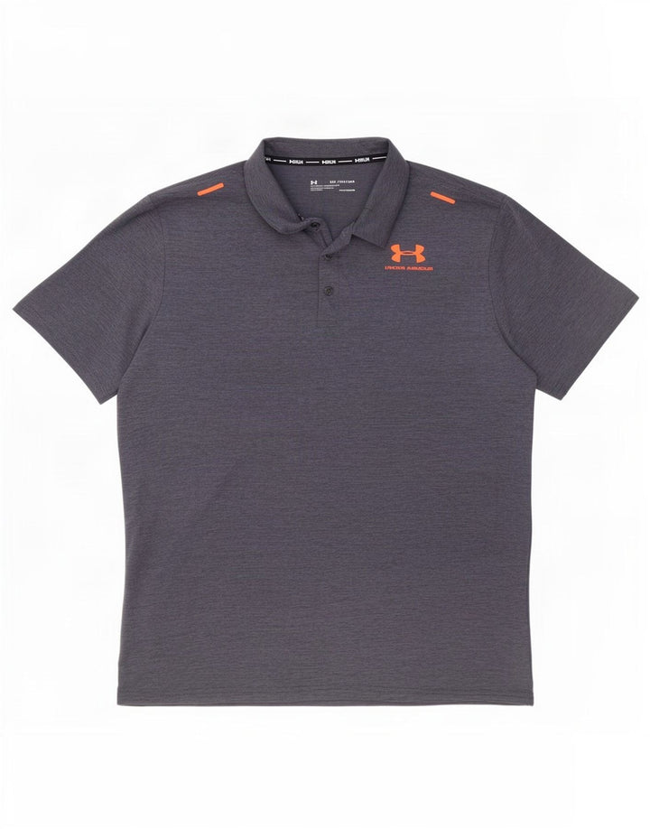 Polo da uomo Under Armour 2XL poliestere grigio