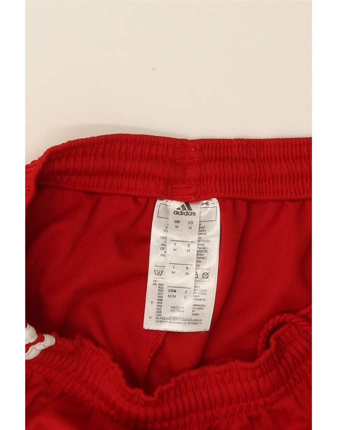 Pantaloncini sportivi ADIDAS Aeroready da uomo in poliestere rosso medio