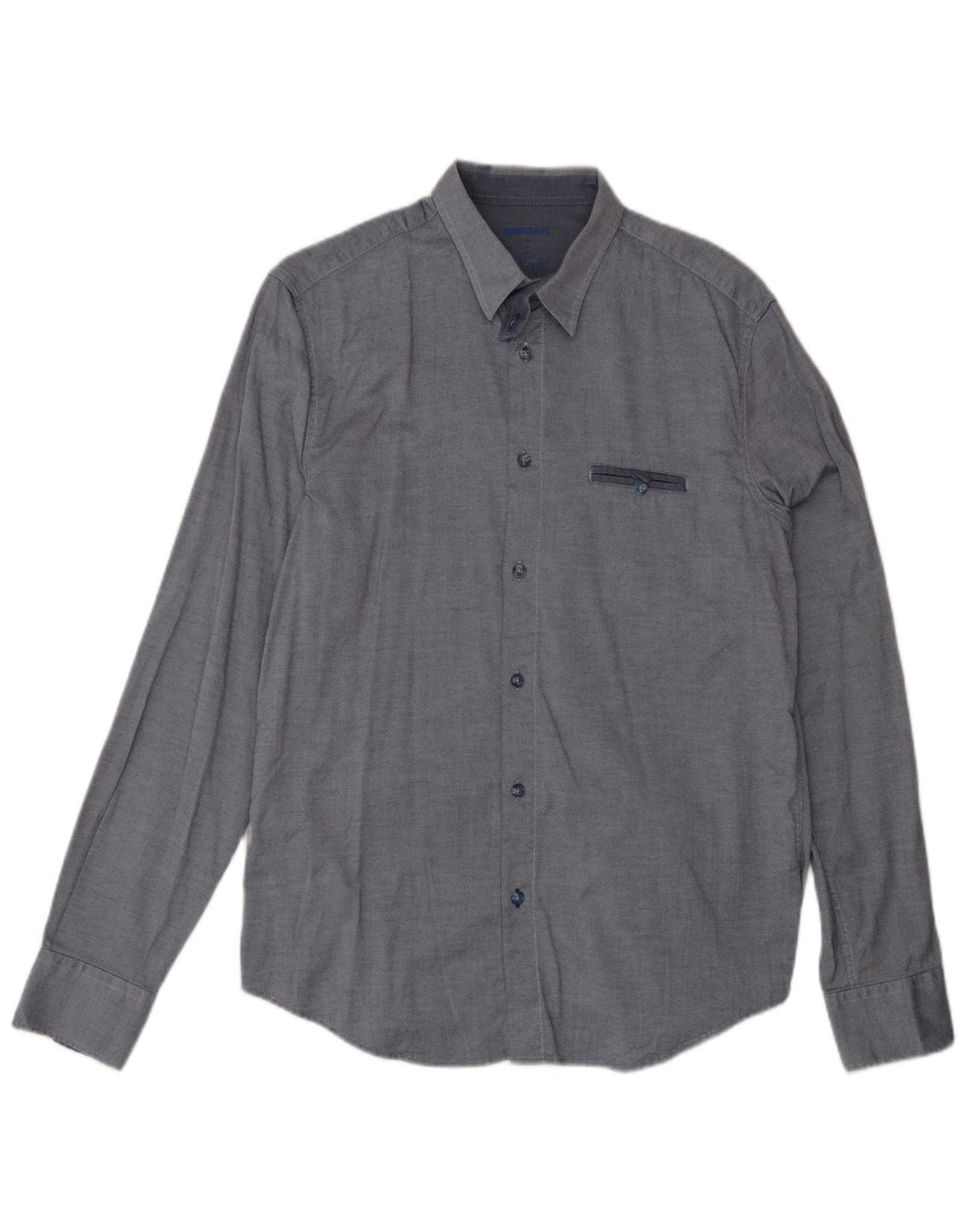 Camicia da uomo Gas Large blu navy