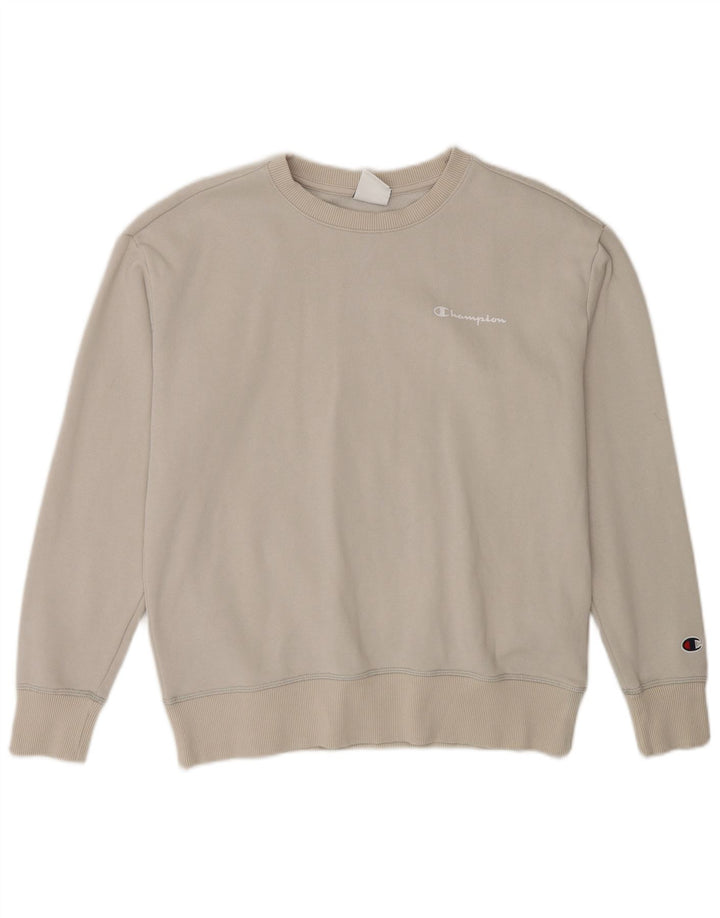 Felpa da uomo Champion Jumper XS in cotone grigio