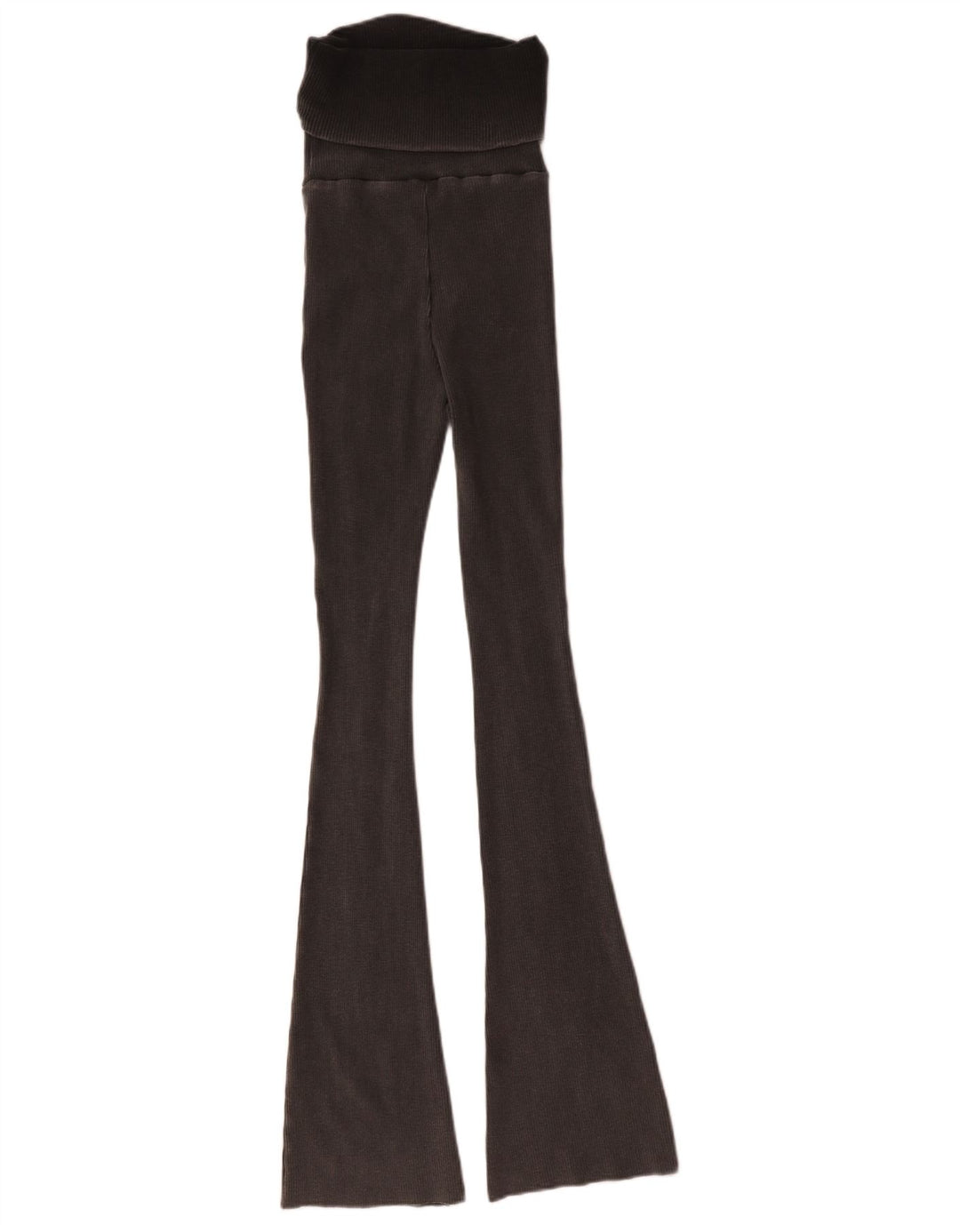 Leggings svasati da donna Zara UK 8 piccoli in cotone grigio