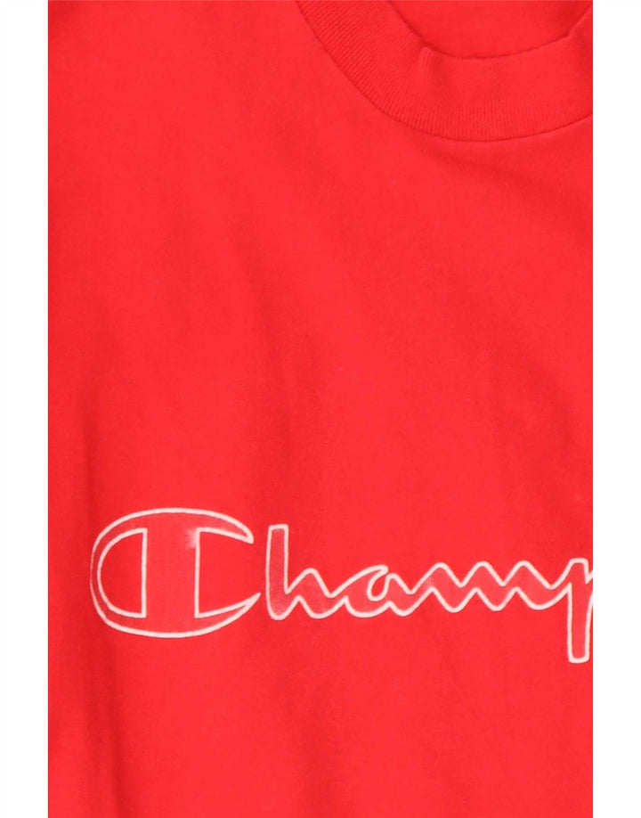 T-shirt grafica da uomo Champion Top rossa media