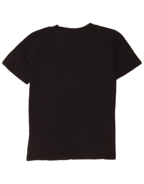 T-shirt grafica per ragazze Hurley Top 14-15 anni in cotone nero