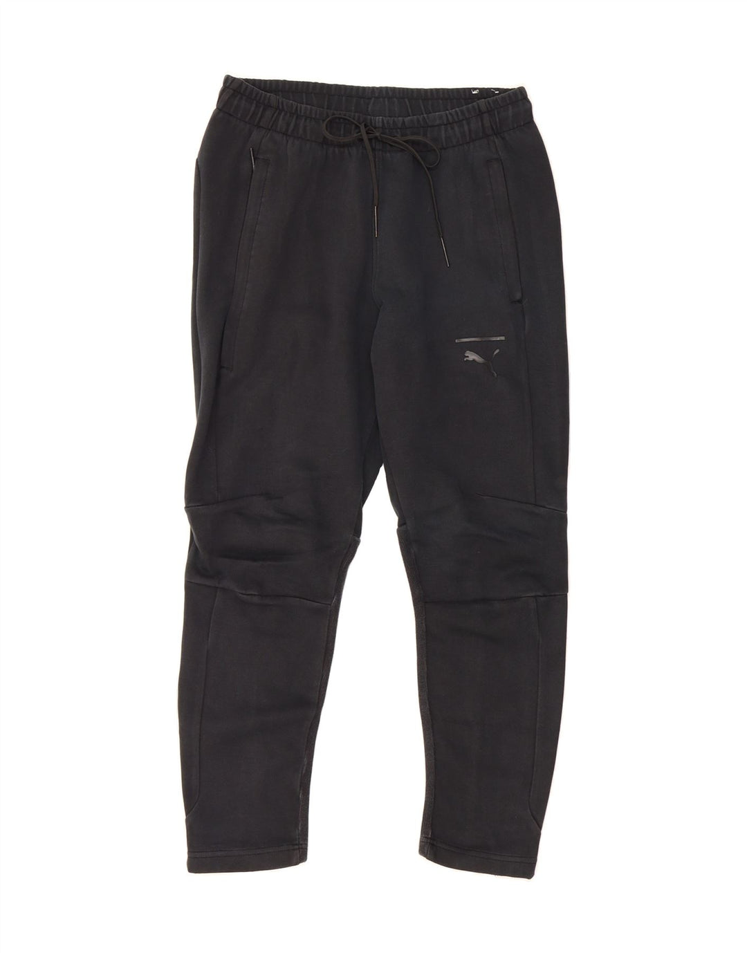 PUMA Mens High Waist Tracksuit Trousers Medium  Navy Blue Cotton Vintage Puma and Second-Hand Puma from Messina Hembry 