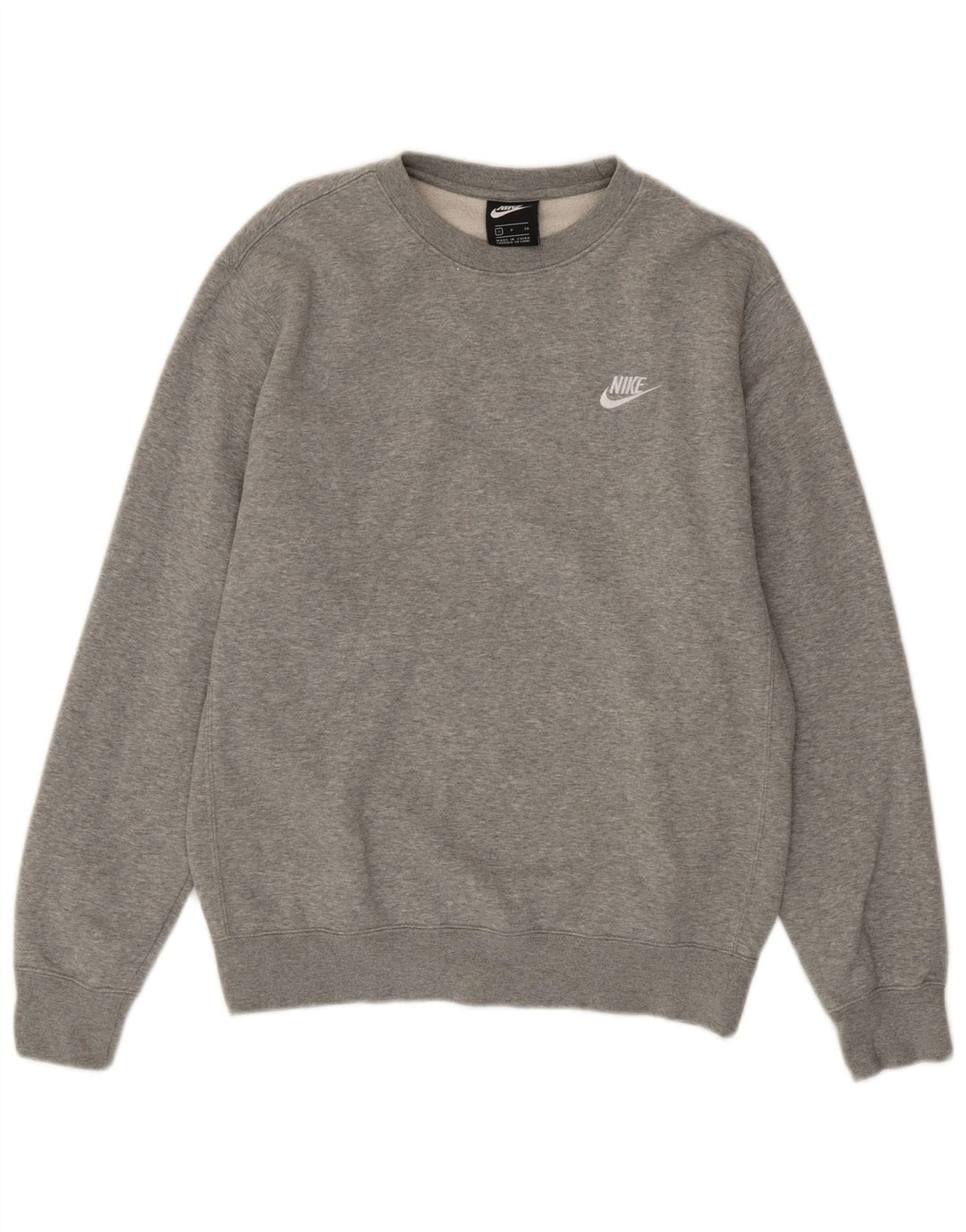 Felpa Nike Uomo Maglione Small Grigio Cotone