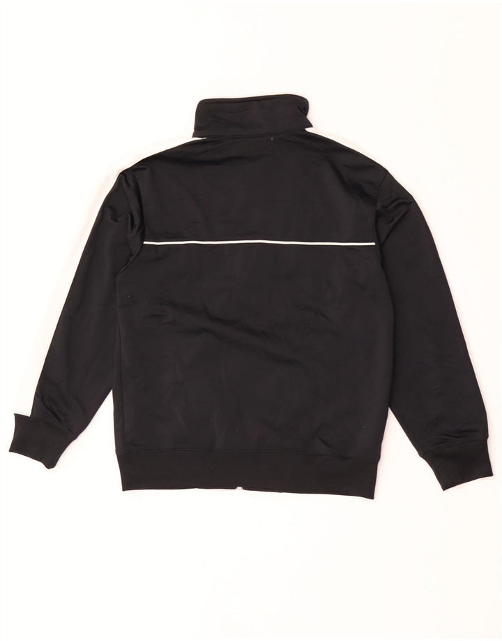 Giacca superiore della tuta da ragazzo Nike 10-11 anni blocco colore nero medio