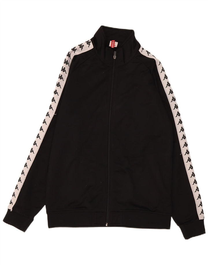 Giacca da ginnastica da uomo con grafica Kappa XL Black Colourblock