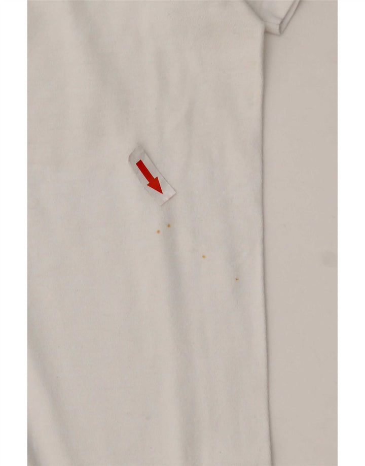 Maglietta Adidas da uomo Top Large in cotone bianco