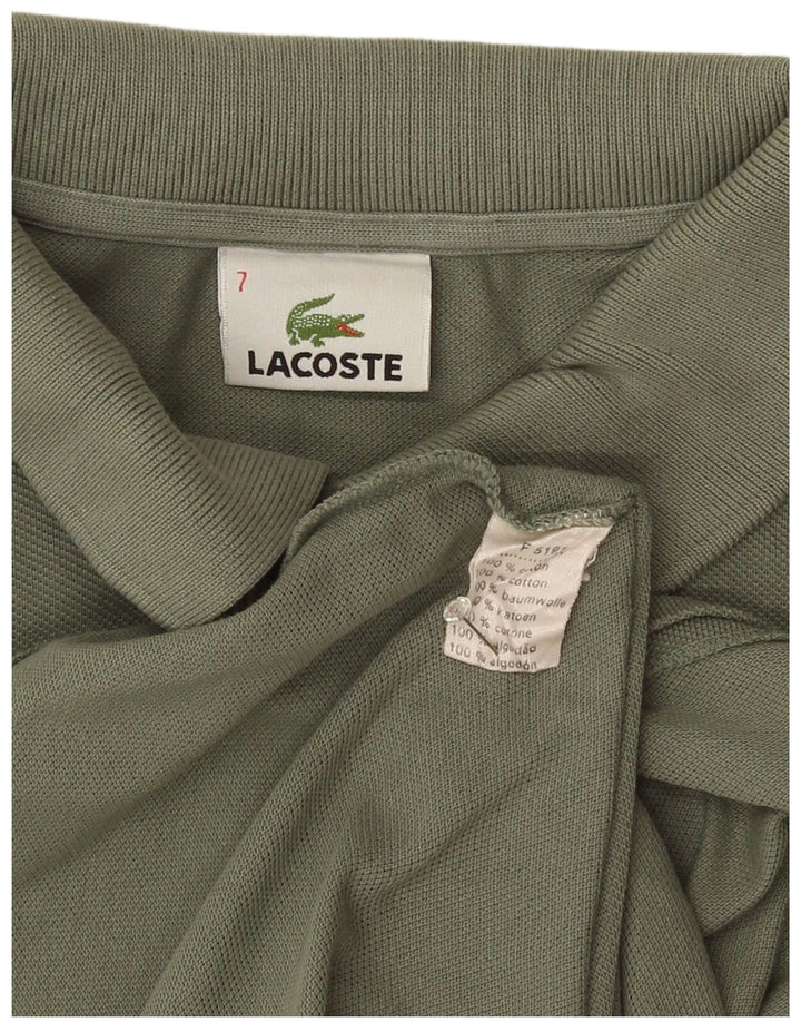 Polo da uomo Lacoste taglia 7 2XL cotone kaki