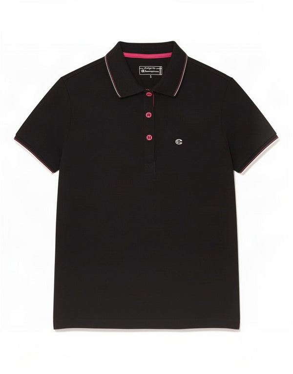 Polo Champion da donna Heritage Fit UK 10 piccola nera