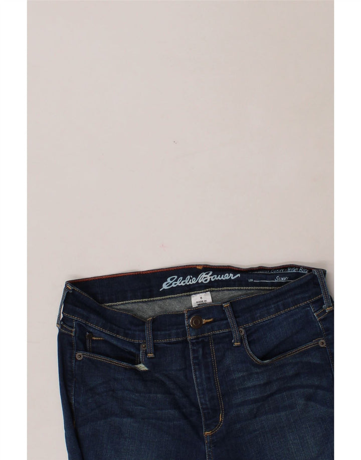 EDDIE BAUER Womens Slightly Curvy Skinny Jeans US 6 Medium W28 L27 Blue Vintage Eddie Bauer and Second-Hand Eddie Bauer from Messina Hembry 
