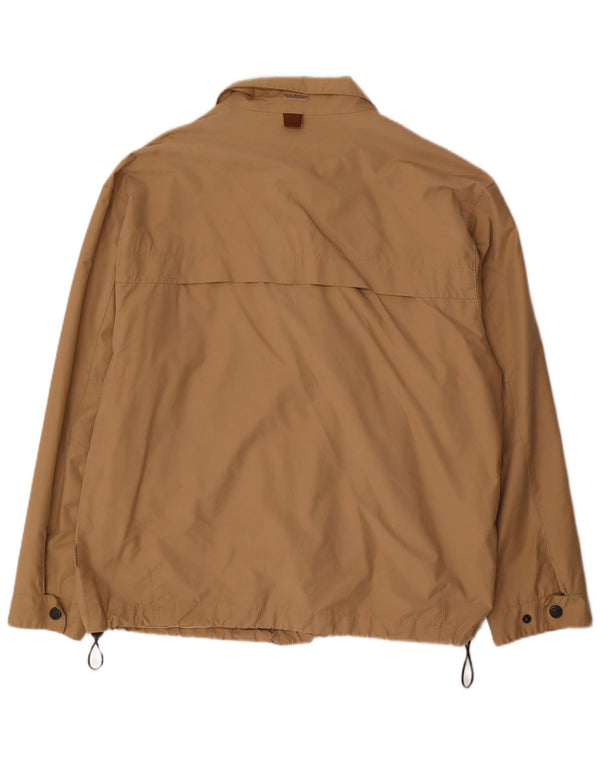 Giubbotto bomber vintage da uomo IT 54 2XL in cotone beige